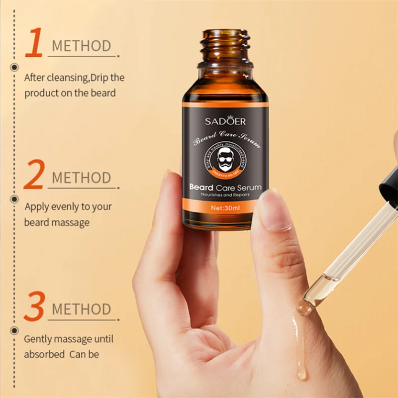 30ML Men Natural Beard Growth Oil