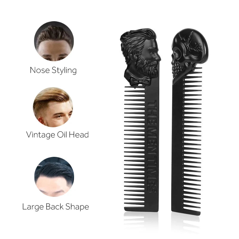 Barber Styling Metal Comb
