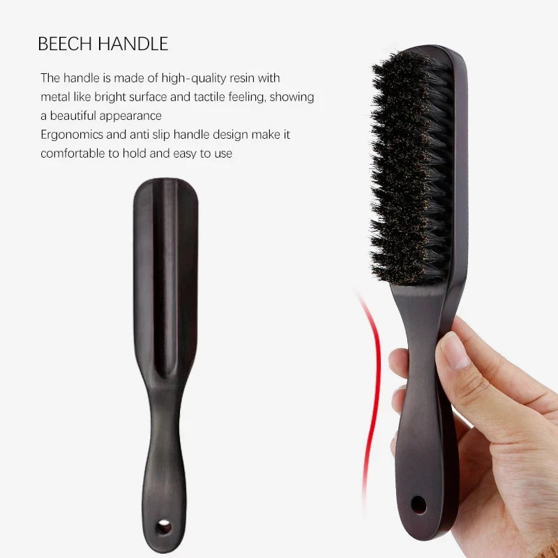 Wood Handle Men Beard Brush