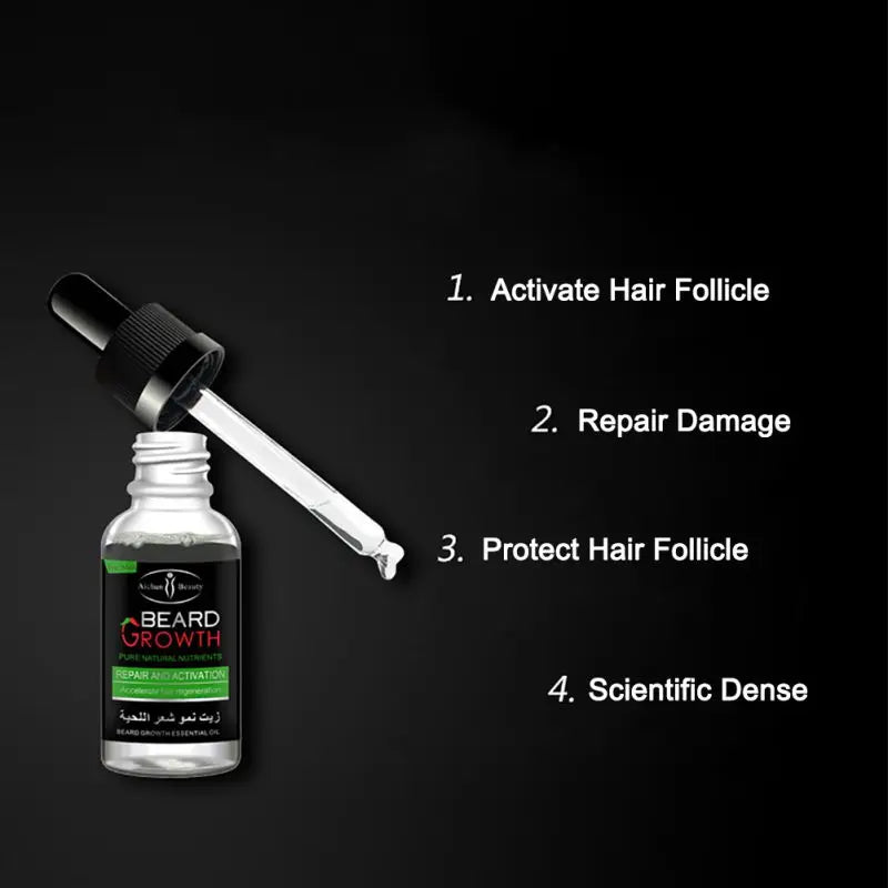 Natural Organic Men Beard Growth Oil