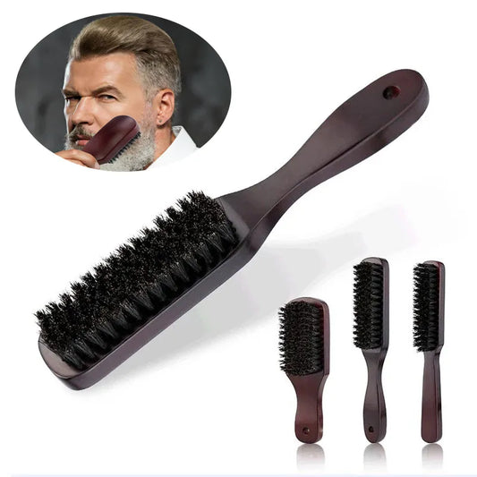 Wood Handle Men Beard Brush