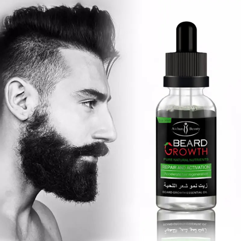 Natural Organic Men Beard Growth Oil